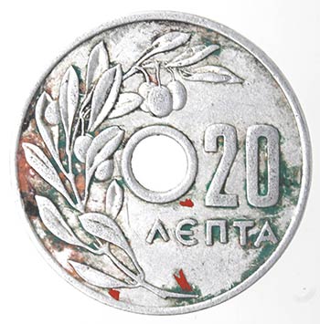 Monete Estere. Grecia. 20 lepta ... 