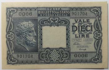 Banconote. Repubblica Italiana. 10 ... 
