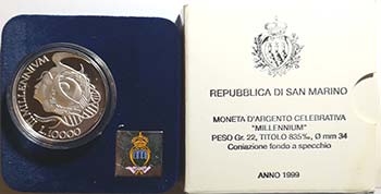 San Marino. 10.000 Lire 1999. ... 
