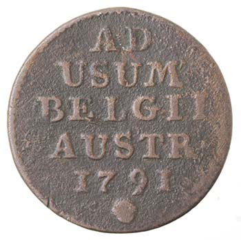 Monete Estere. Belgio. Liard 1791. ... 