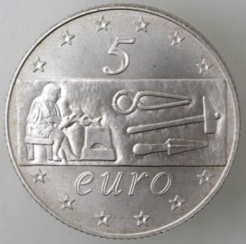 Repubblica Italiana. 5 Euro 2003. ... 