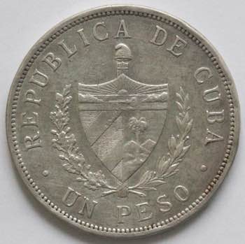Monete Estere. Cuba. Peso 1934. Ag ... 