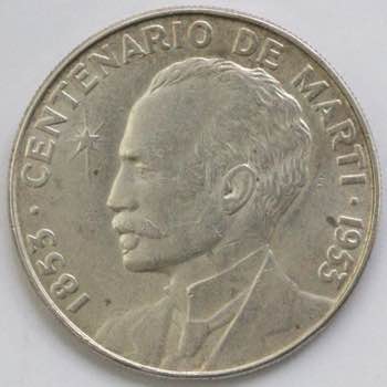 Monete Estere. Cuba. Peso 1953. Ag ... 