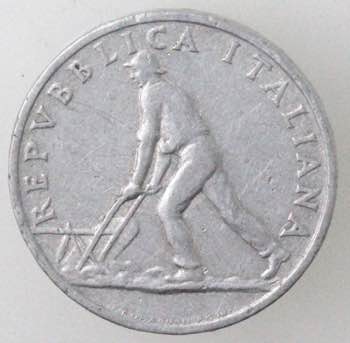Repubblica Italiana. 2 lire 1946. ... 