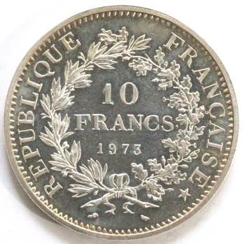 Monete Estere. Francia. 10 Franchi ... 