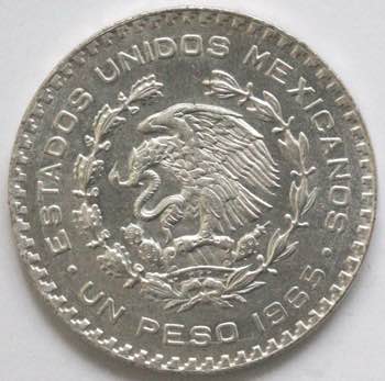 Monete Estere. Messico. Peso 1965. ... 
