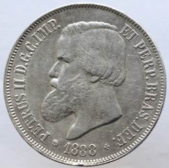 Monete Estere. Brasile. Pedro II. ... 