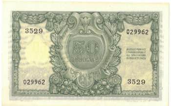 Banconote. Repubblica Italiana. 50 ... 