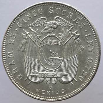 Monete Estere. Ecuador. ... 