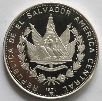 Monete Estere. El Salvador. 5 ... 
