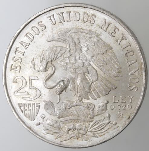 Monete Estere. Messico. 25 pesos ... 