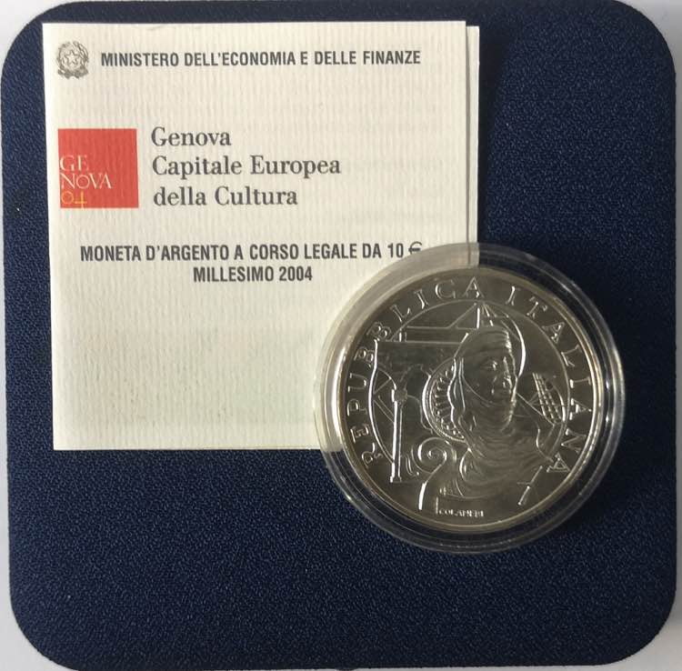 Repubblica Italiana. 10 Euro 2004. ... 