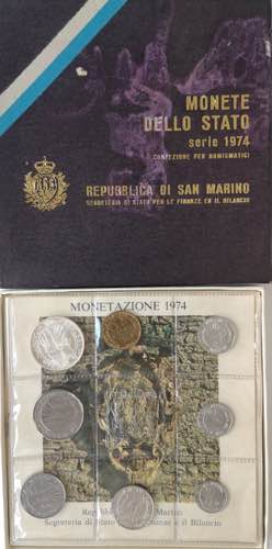San Marino. Divisionale 1974. Con ... 