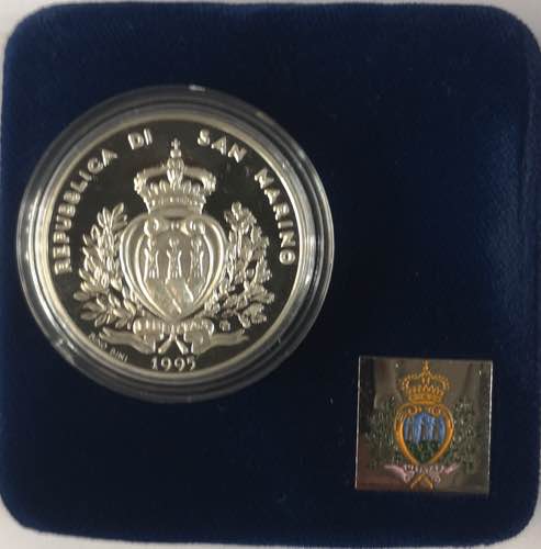 San Marino. 1.000 Lire 1996. XXVI ... 