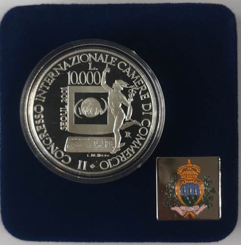 San Marino. 10.000 Lire 2001. II ... 