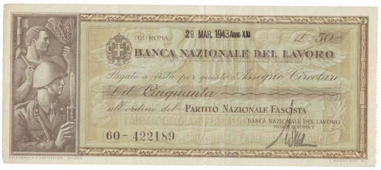 Banconote. Banca Nazionale del ... 