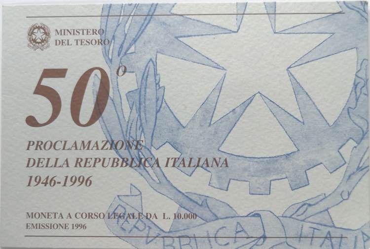 Repubblica Italiana. 10000 Lire. ... 