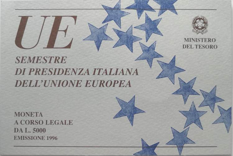 Repubblica Italiana. 5000 Lire. ... 