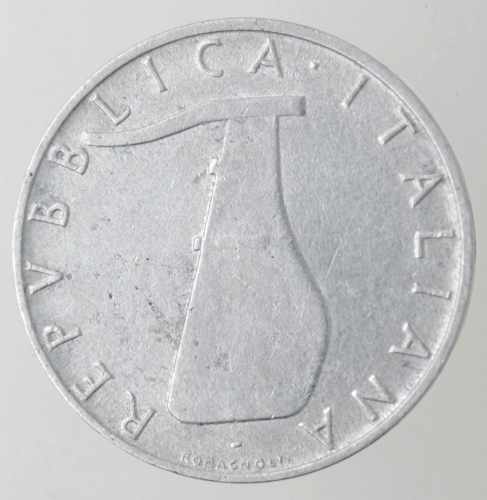 Repubblica Italiana. 5 lire ... 