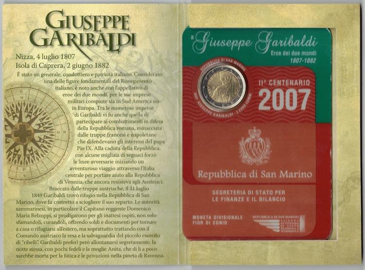 San Marino. 2 Euro commemorativi ... 