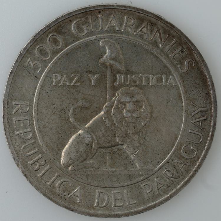 Monete Estere. Paraguay. 300 ... 
