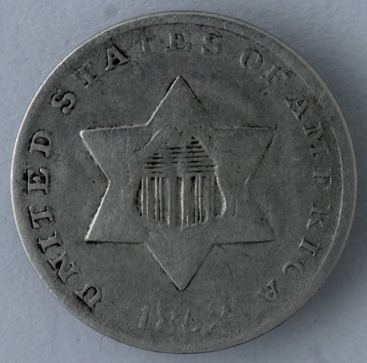 Monete Estere. USA. 3 cents 1852. ... 