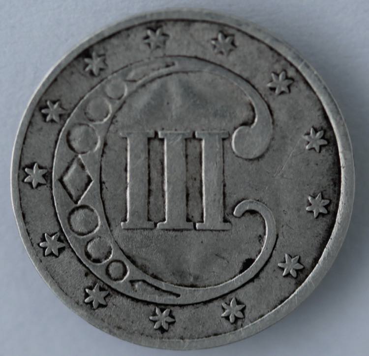 Monete Estere. USA. 3 cents 1852. ... 
