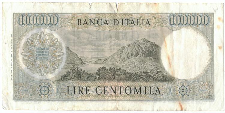 Cartamoneta. Repubblica Italiana. ... 