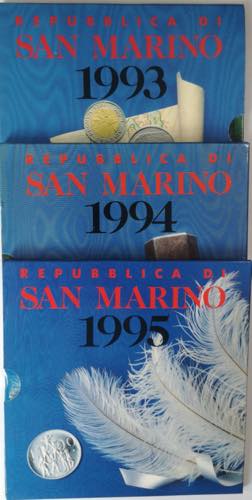 San Marino. Lotto di 3 Pezzi. ... 