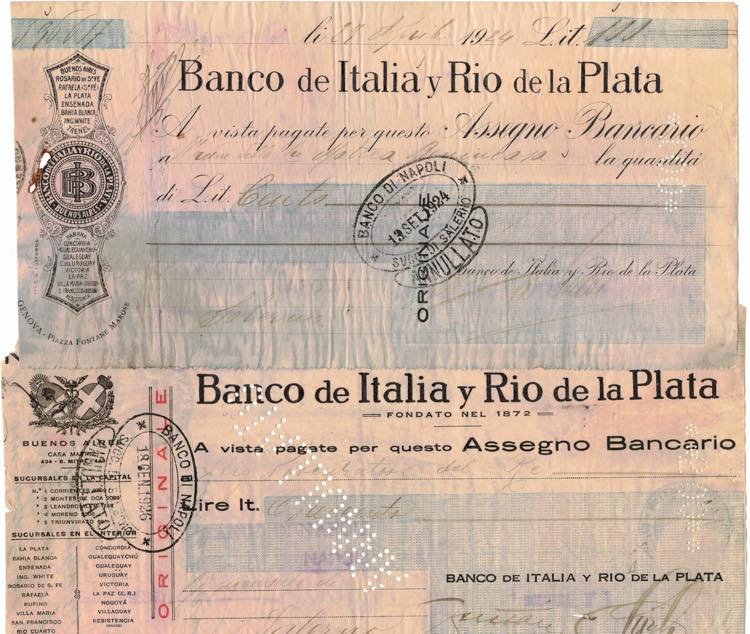 Cartamoneta. Banco De Italia y Rio ... 