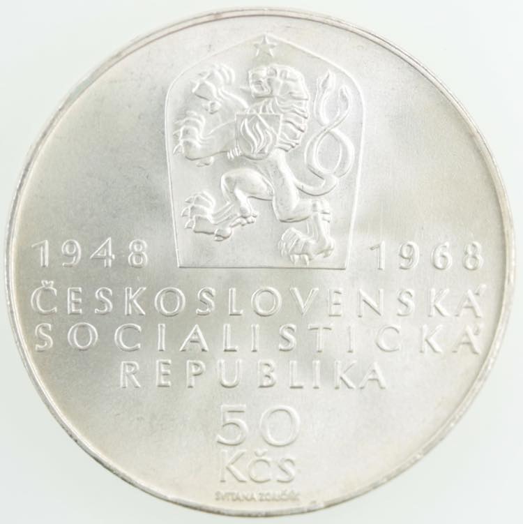 Monete Estere. Cecoslovacchia. 50 ... 