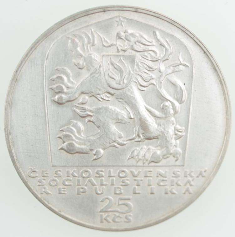 Monete Estere. Cecoslovacchia. 25 ... 