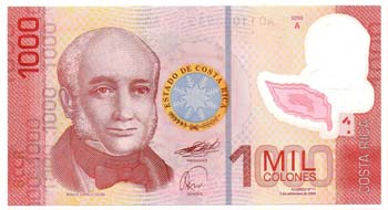 Banconote Estere. Costa Rica. 1000 ... 