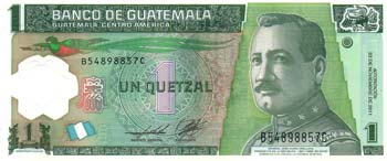 Banconote Estere. Guatemala. 1 ... 