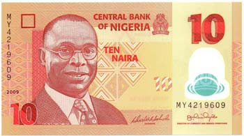 Banconote Estere. Nigeria. 10 ... 