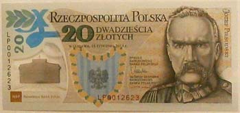 Banconote Estere. Polonia. 20 ... 