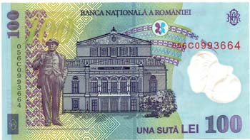 Banconote Estere. Romania. 100 ... 