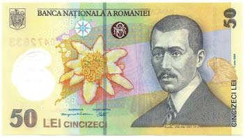 Banconote Estere. Romania. 50 Lei. ... 