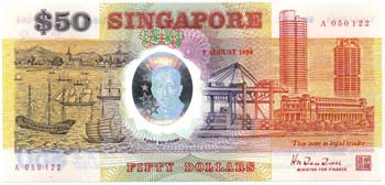 Banconote Estere. Singapore. 50 ... 