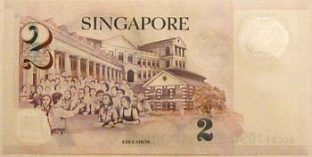 Banconote Estere. Singapore. 2 ... 