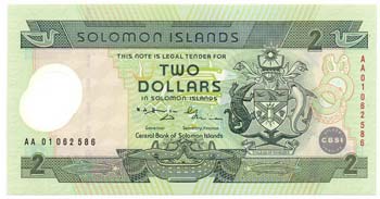 Banconote Estere. Solomon Islands. ... 