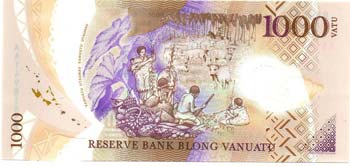 Banconote Estere. Vanuatu. 1000 ... 