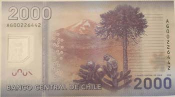 Banconote Estere. Cile. 2000 Pesos ... 