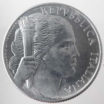 Repubblica Italiana. 5 lire 1950 ... 