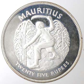 Monete Estere. Mauritius. 25 Rupie ... 