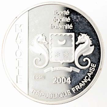Monete Estere. Mayotte. 1 e 1/2 ... 