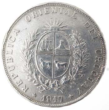 Monete Estere. Uruguay. 1 Peso ... 