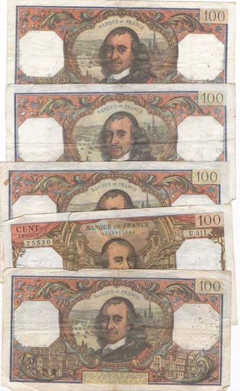 Banconote Estere. Francia. 100 ... 