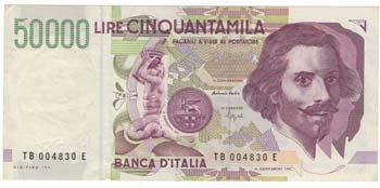 Banconote italiane. Repubblica. ... 