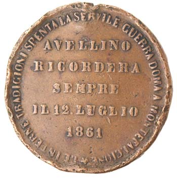 Medaglia. Vittorio Emanuele II. ... 